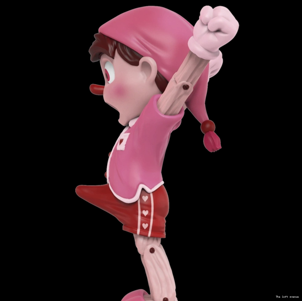 PINOCCHIO WOOD FIGURES AWAKENING) (A 0824